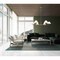 Z-Lite Leila Chandelier, 6-Light, 63 In.W x 10.75 In.H, Luxe Gold/White Linen 744-63R-LG - alternate 6